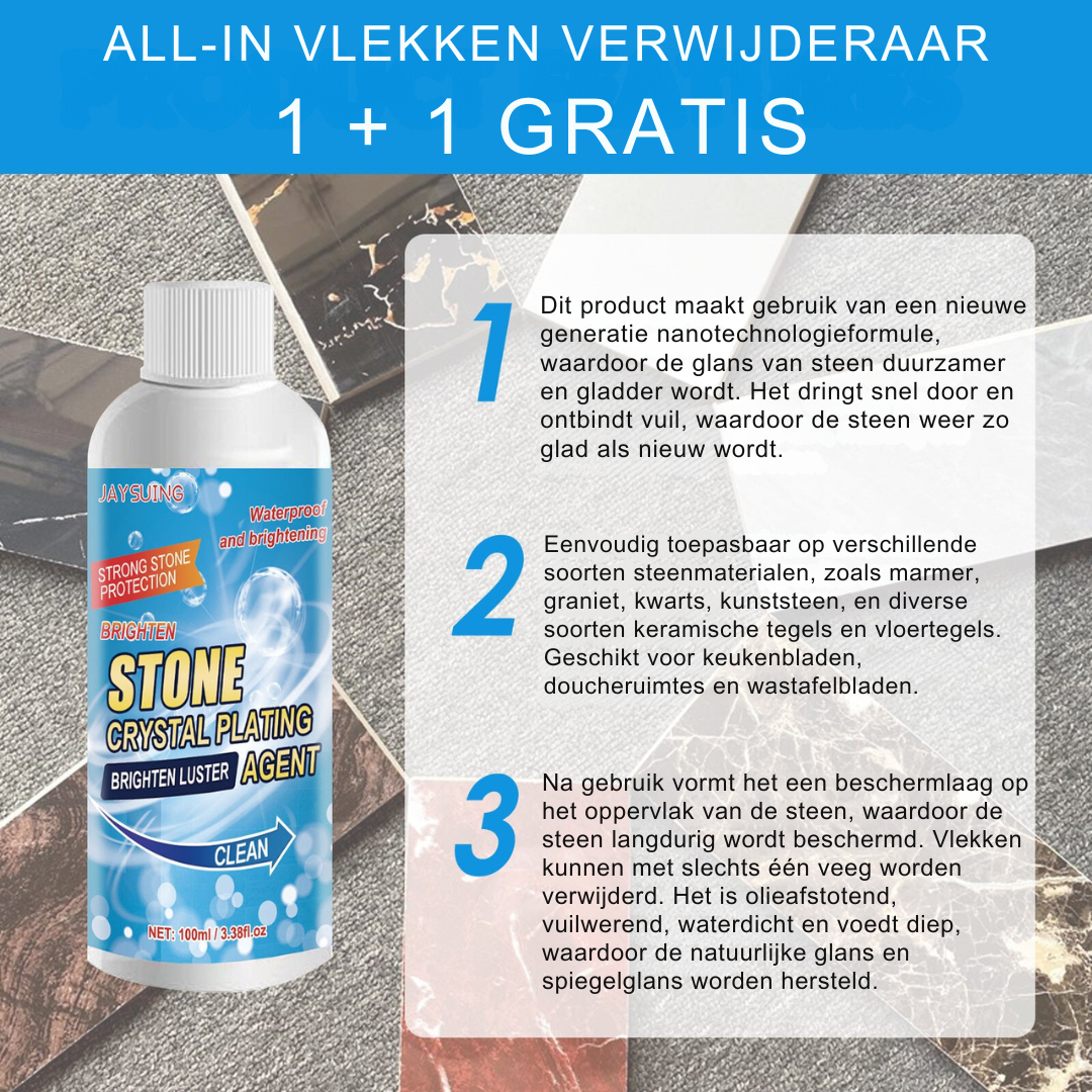 All-in vlekken verwijderaar (1+1 Gratis)