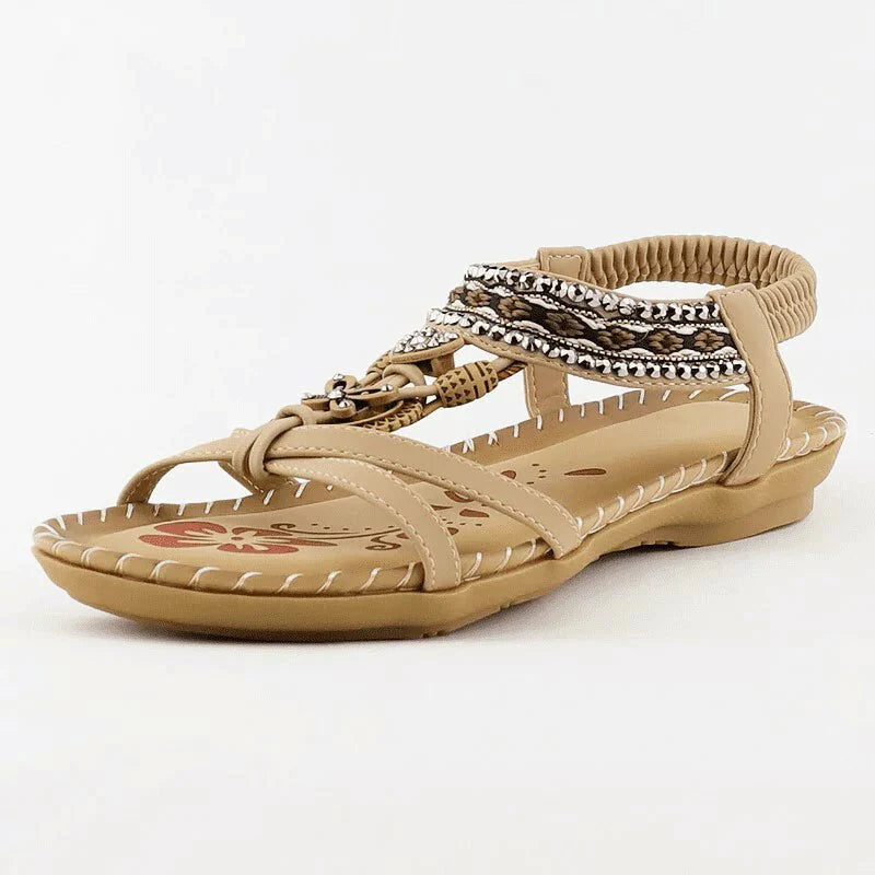 Floral Retro Sandalen